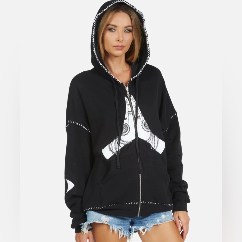 EUC Lauren Moshi “Praying Hands” Sweatshirt